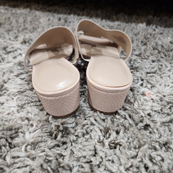 H by Halston Wedge Snake Slide Sandals - Picture 5 of 7